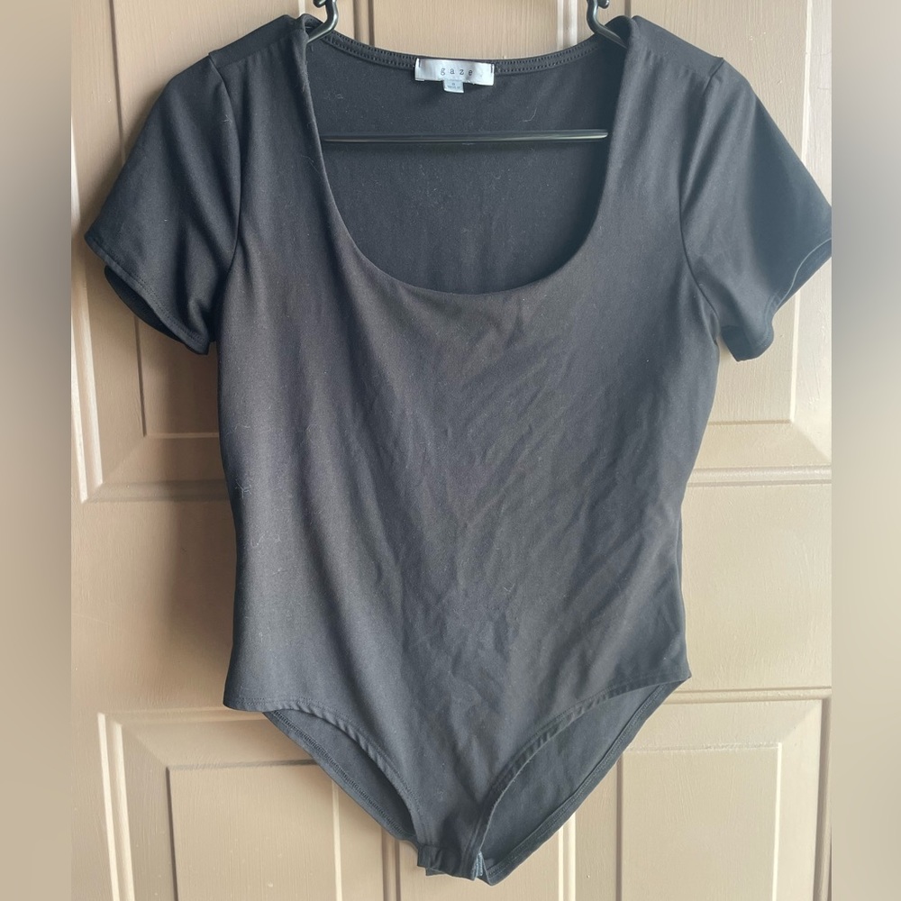Gaze black body suit size small